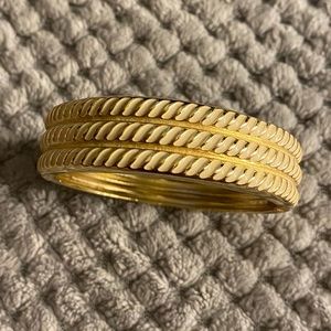Gold/ Cream Bangle